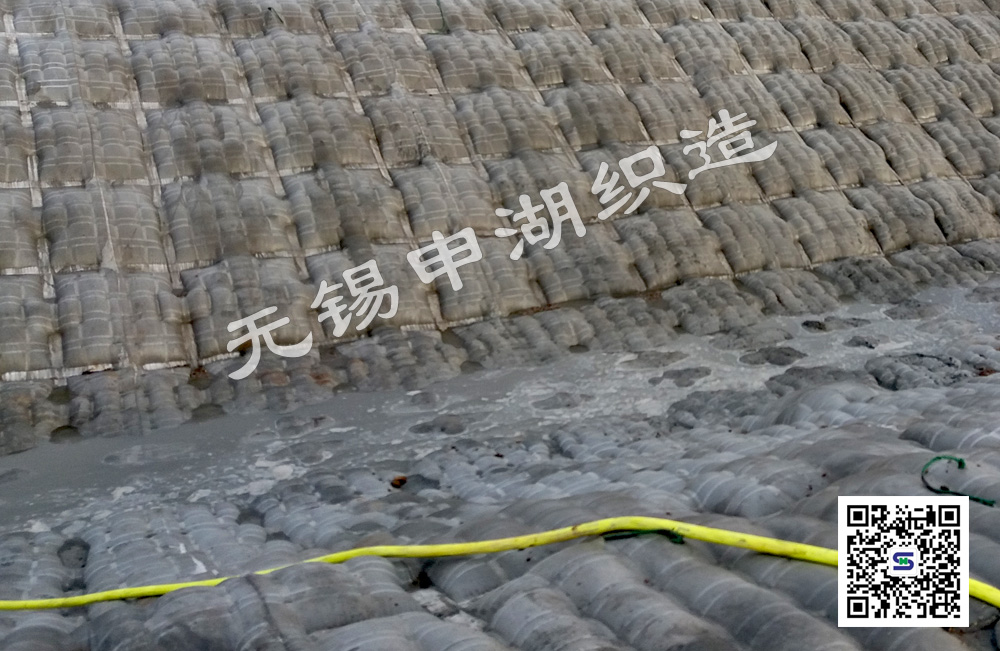 无锡申湖织造有限公司高强机织土工模袋铰链模袋